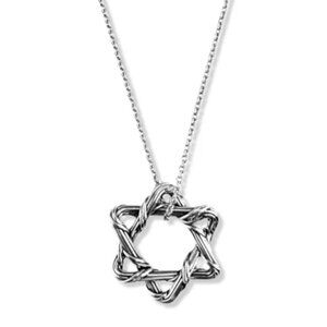 Peter Roth Thomas Signature Mini Star of David Necklace NIB Sterling Silver NWT